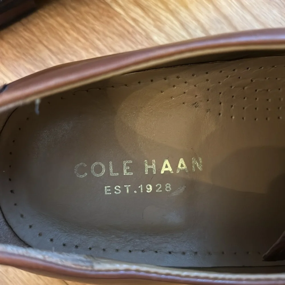 Cole Haan Leather Oxfords Size 11, Brown